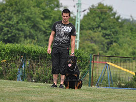 Christian Langreiter mit Balu von Flavia Solva