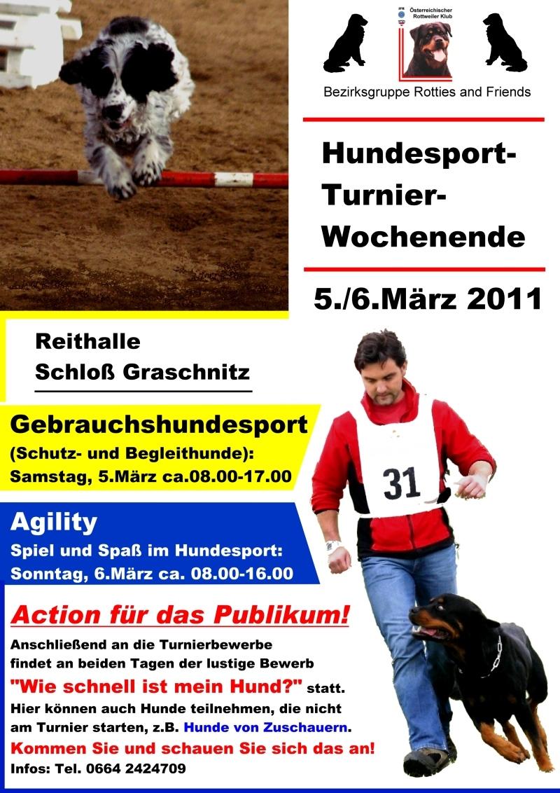 Hundesporttunierwochenende 5. und 6. M&auml;rz